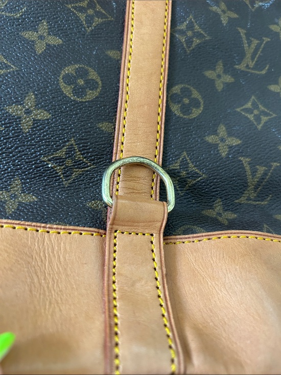 Louis Vuitton VINTAGE Brown Monogram Randonnee Leather Backpack main image 4